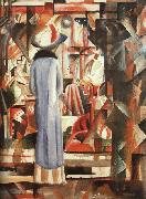 August Macke Large Bright Shop Window oil painting reproduction